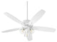 Quorum 7052-308 52"Ceiling Fan, Studio White Finish
