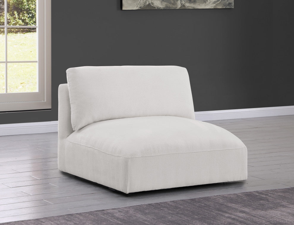 Ease Upholstered Armless, Cream