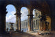 Hubert Robert Ancient Ruins Used as Public Baths Wall Decal