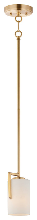 Maxim 91280SW Dart 1 Light 4"W Mini Pendant - Satin Brass