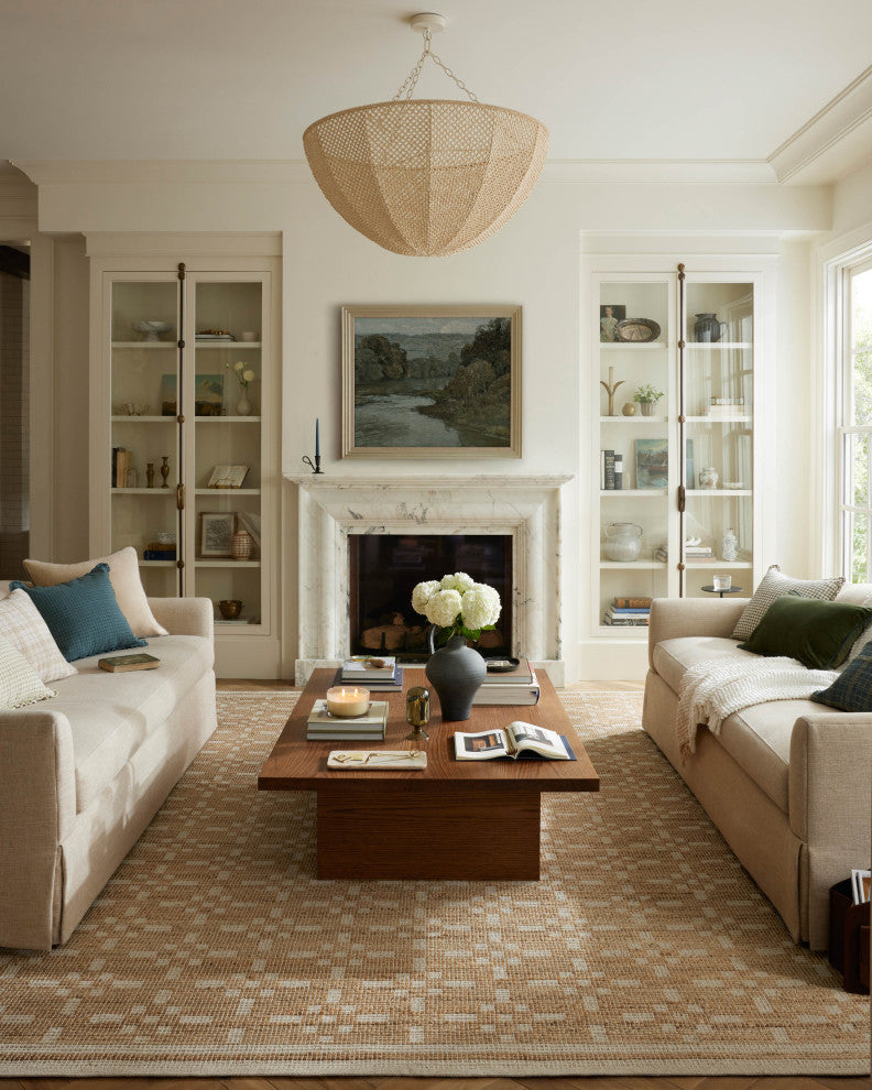 Chris Loves Julia x Loloi Judy Natural / Ivory 2'-6" x 7'-6" Runner Rug