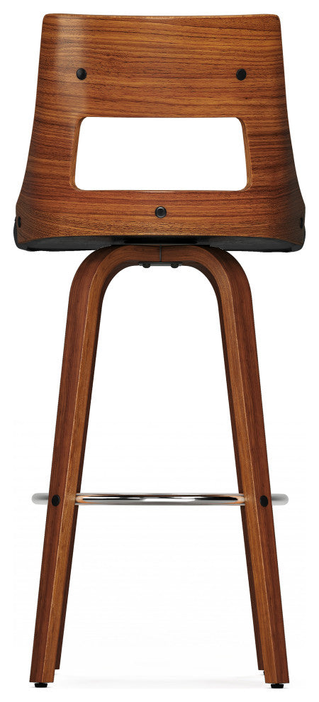 Dallyn Swivel Bar Stool, Set of 2, Black