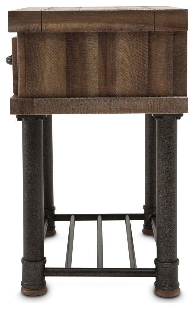 Crossings 1-Drawer Side Table - Reclaimed Barn