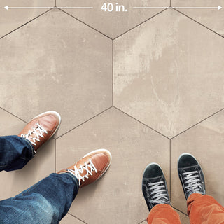 Argillos Hex Arena Porcelain Floor/Wall Tile