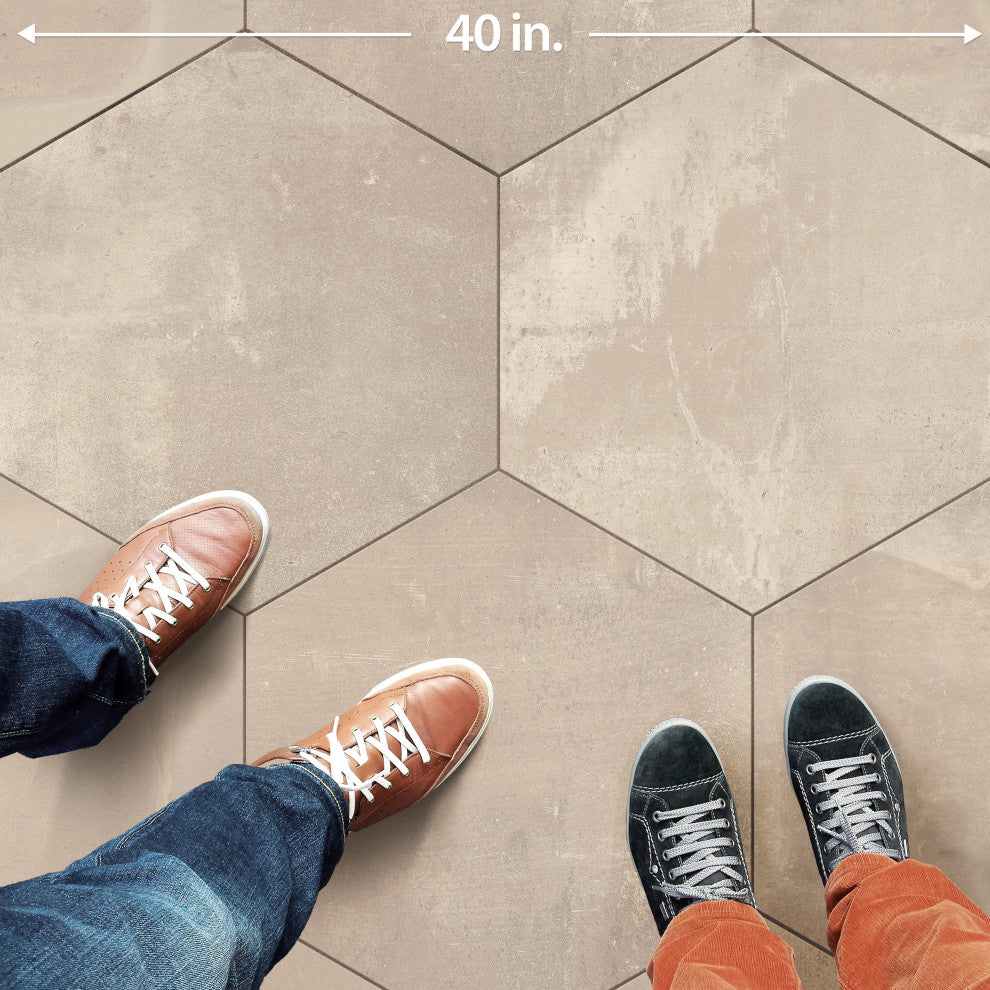 Argillos Hex Arena Porcelain Floor/Wall Tile
