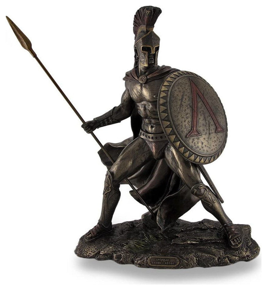 Leonidas, Greek Warrior King, Bronzed Sculpture Statue