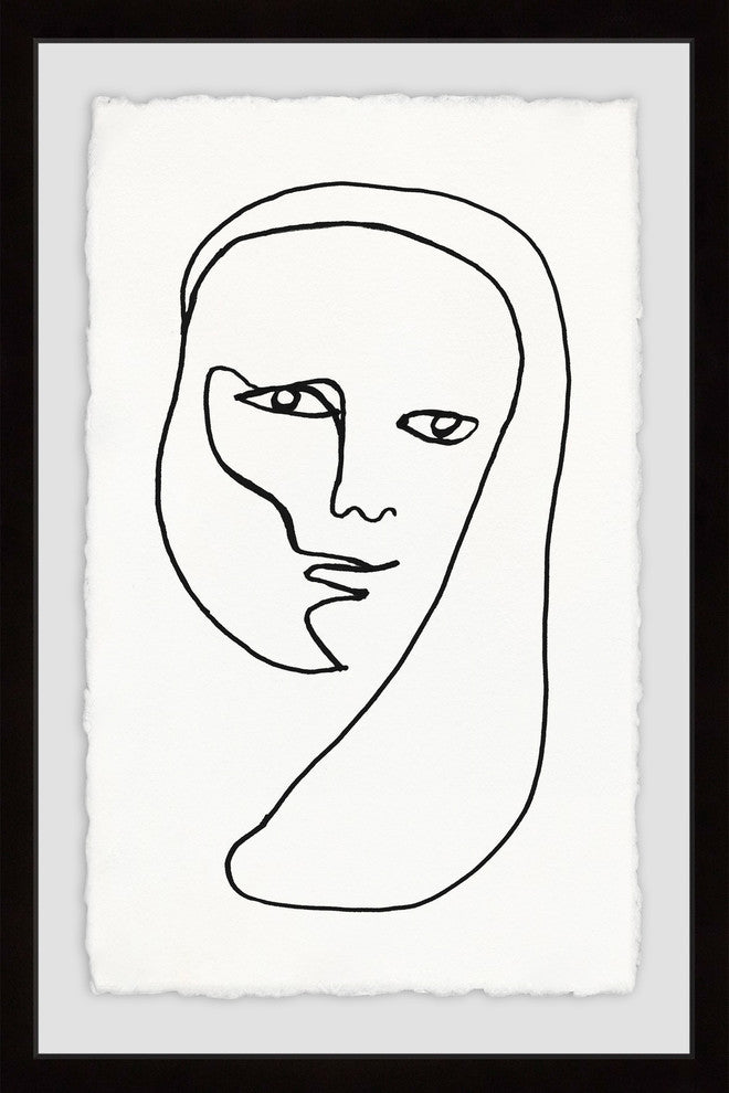 "Enigmatical" Framed Painting Print, 24"x36"