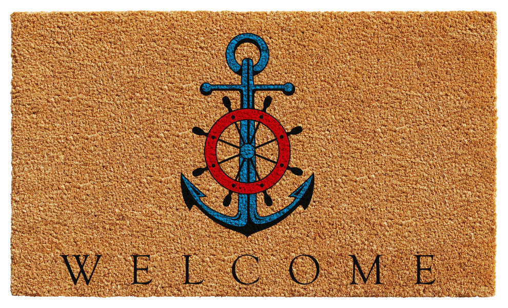 Ships Anchor Welcome Doormat