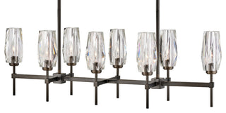 Hinkley Lighting 38256 Ana 8 Light 46"W Linear Chandelier - Black Oxide