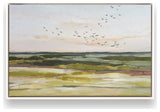 "Skyscape Serenade" - Pastoral Elegance Canvas Art Print