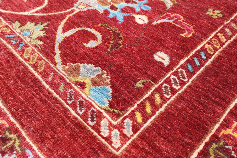 2' 9" X 4' 3" Handmade Persian Tabriz Wool Rug Q8422