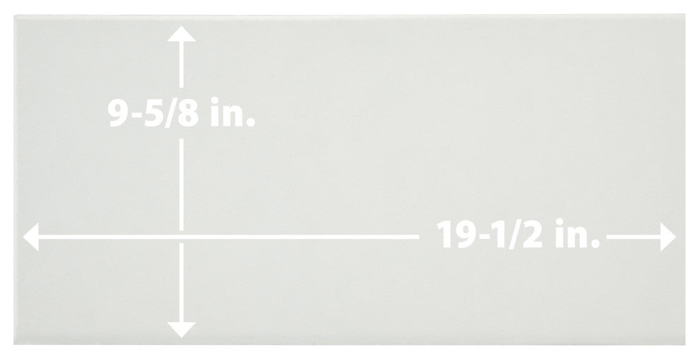 Piscina Brick Matte Blanco Porcelain Floor and Wall Tile
