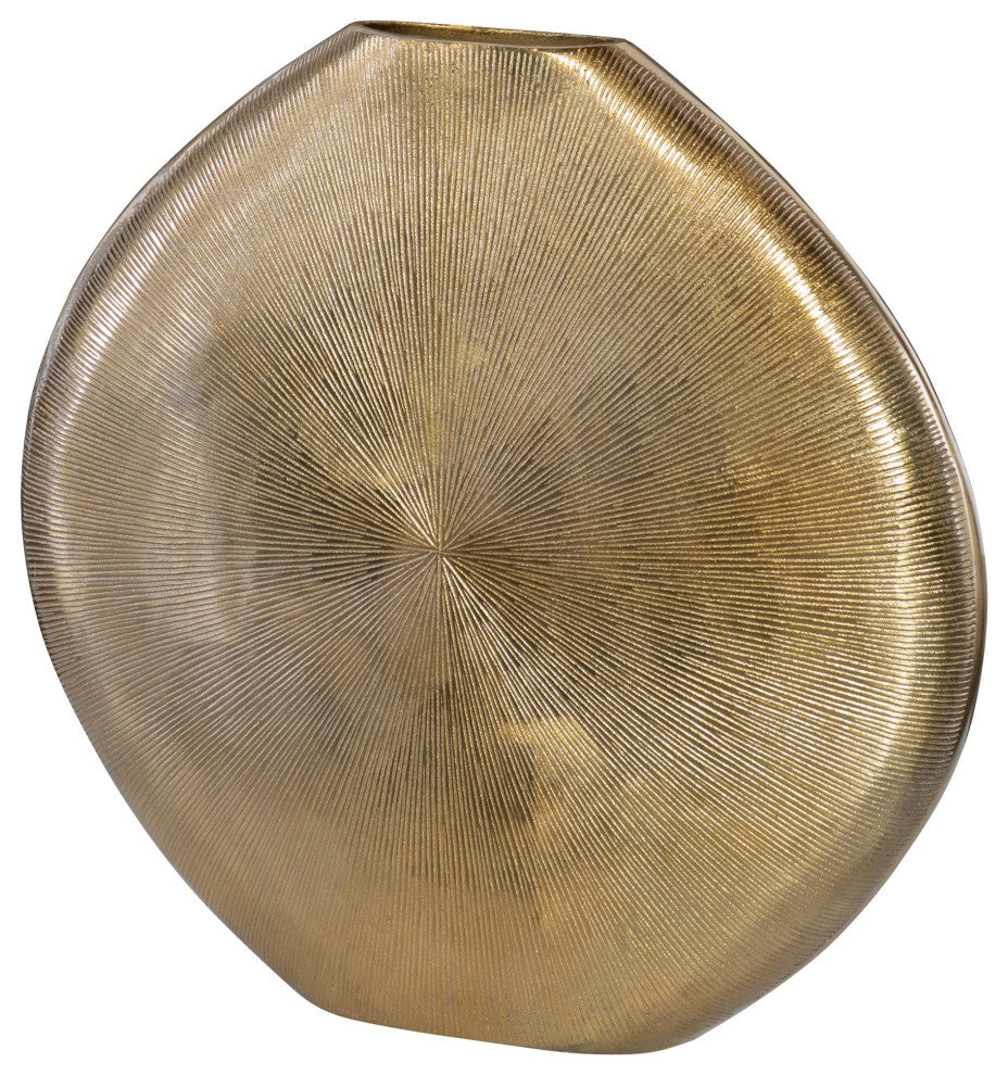 Uttermost 17598 Gretchen 22" Tall Aluminum Vase - Gold