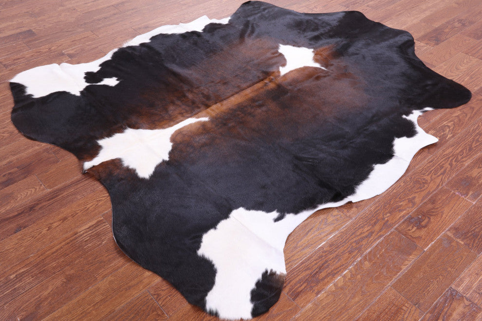 Organic Natural Hair-On Cowhide Area Rug 7' 3" X 6' 2" C1572
