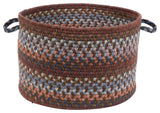 Rhody Rug Astoria Basket, Walnut, 18"X12"