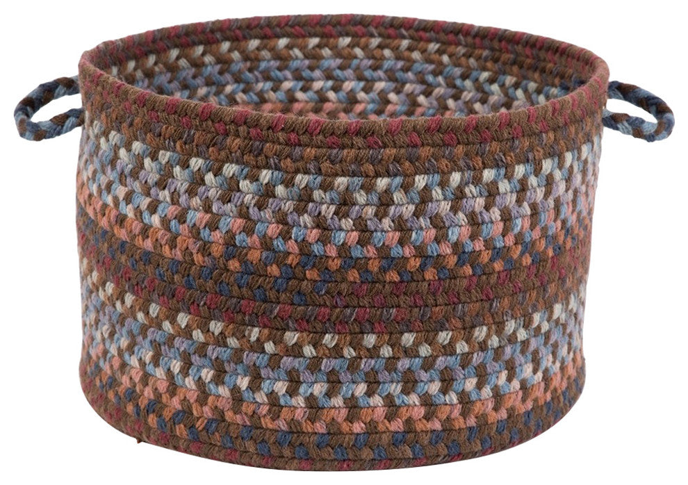 Rhody Rug Astoria Basket, Walnut, 18"X12"