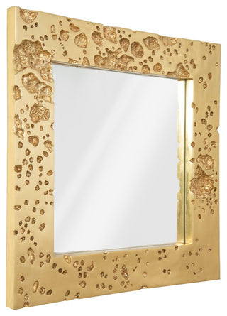 Splotch Mirror, Gold Leaf