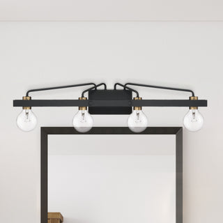 Ravella 3 Light Bath, Black, Large