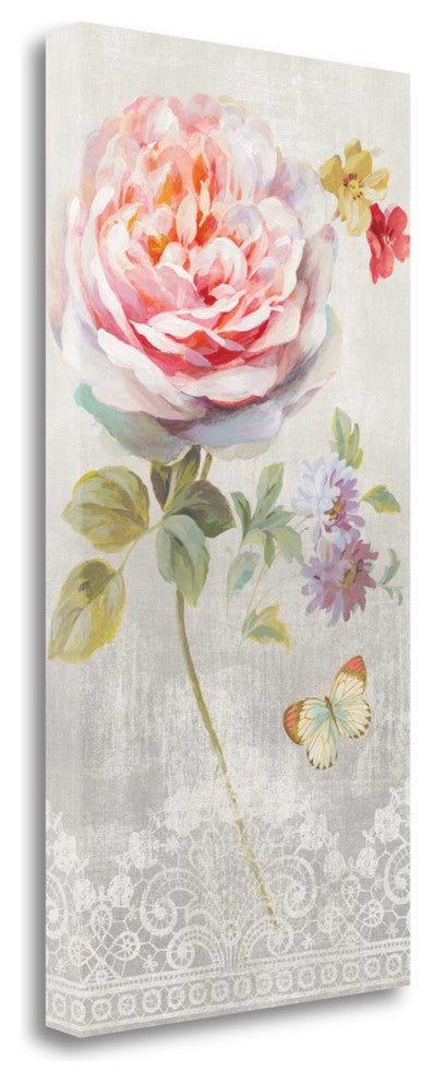 "Textile Floral III" By Danhui Nai, Giclee Print on Gallery Wrap Canvas