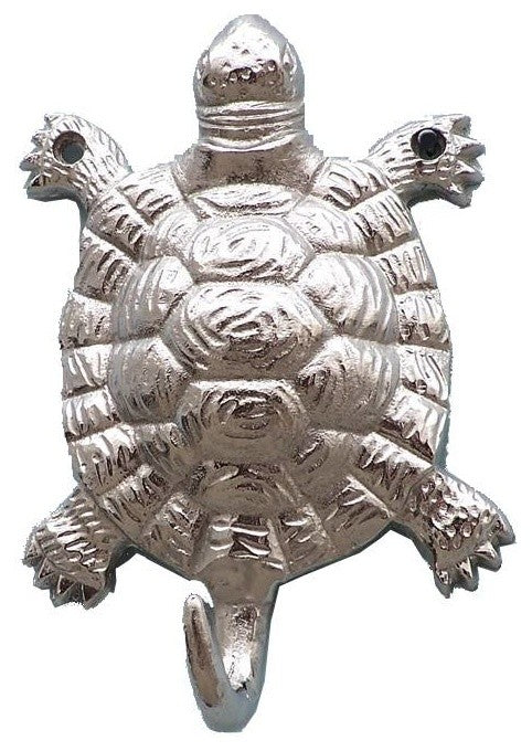 Chrome Turtle Hook 6"