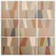 Deny Designs The Old Art Studio Neutral Geometric 01 Wood Wall Mural, 4'x4'