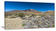 "Caldera of The Volcano Teide" Contemporary Landscape Wall Art, 1 Panel, 60"x28"