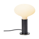 Blackened Oak Knuckle Table Lamp With Oval