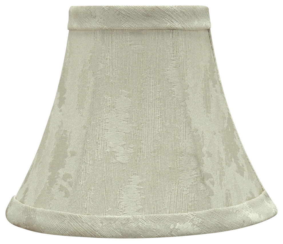 30010-9 Small Bell  Chandelier Clip On Lamp Shade Butter Creme 3"x6"x5"