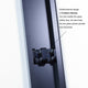 Brescia 60" W x 58" H Double Sliding Framed Tub Door, Matte Black