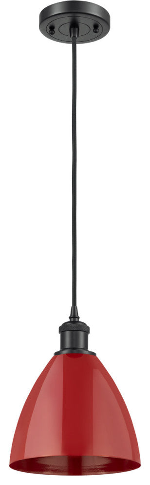 Innovations 516-1P-BK-MBD-75-RD-LED 1-Light Mini Pendant, Matte Black