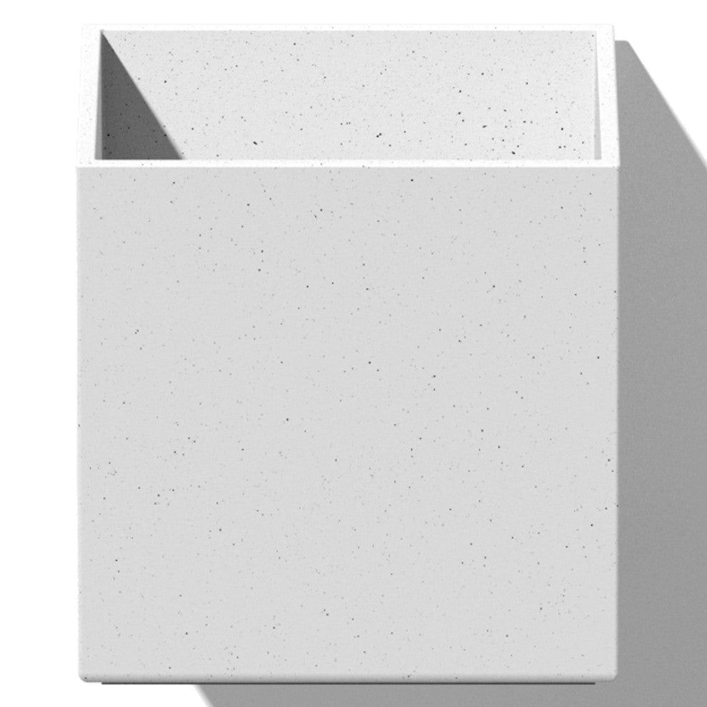 Veadek Geo Series Hanging 5" Planter, White, 5", 1 Pack