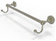 Waverly Place 18" Towel Bar and Integrated Hooks, Polished Nickel