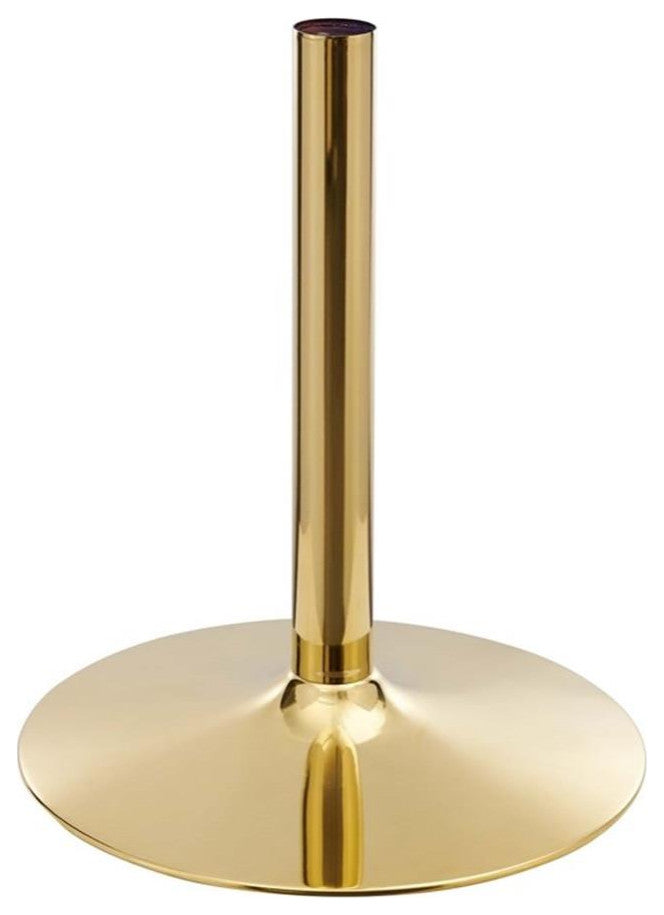Verne 40" Square Dining Table Gold Natural -4756