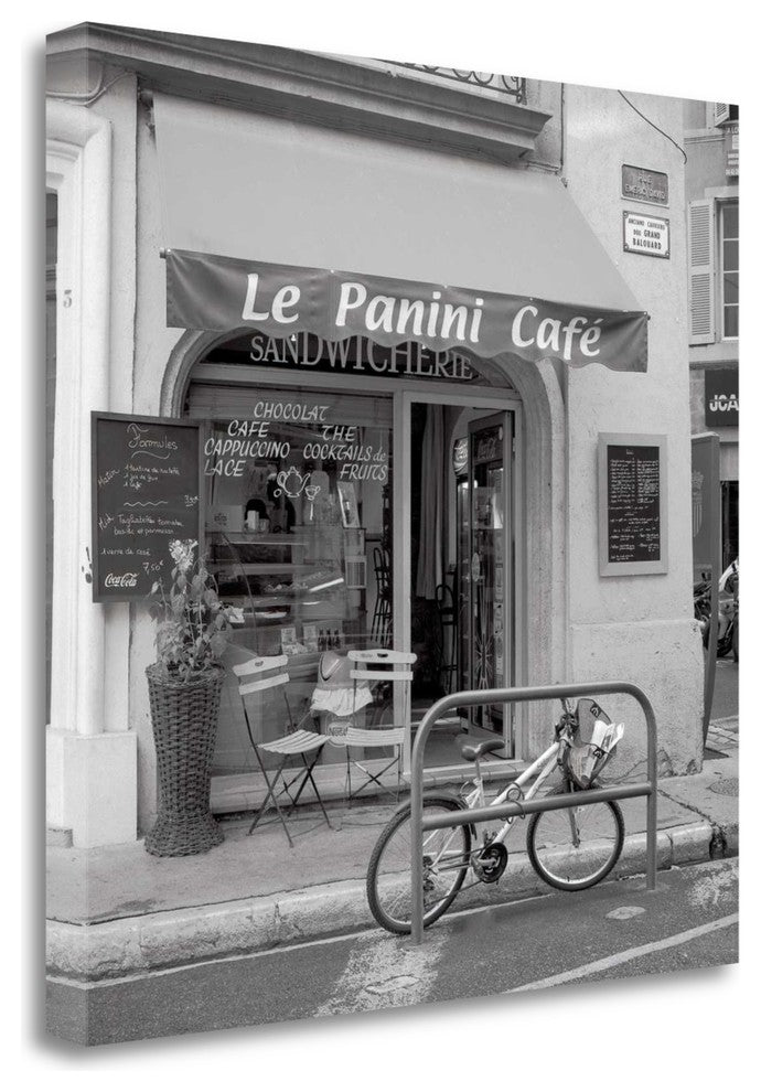 "Le Panini Cafe" By Alan Blaustein, Giclee Print on Gallery Wrap Canvas