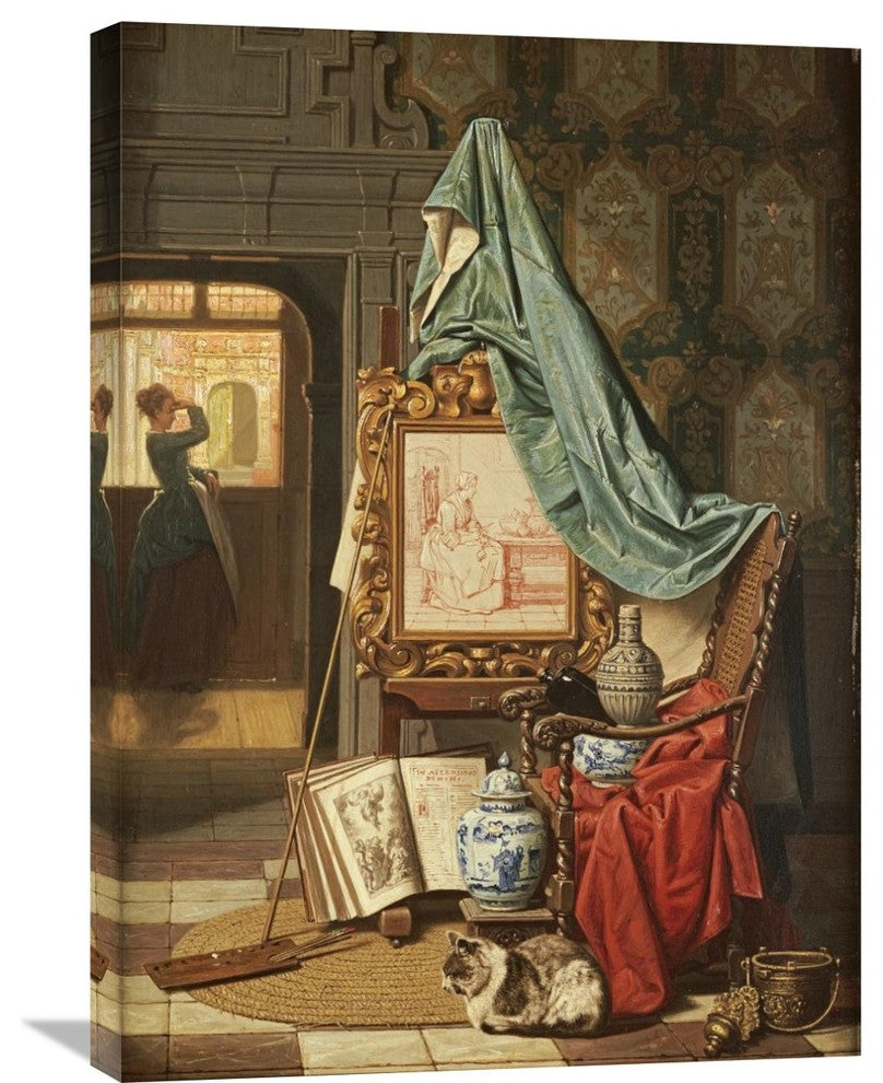 "An Artists Studio" Artwork, 21" x 30"
