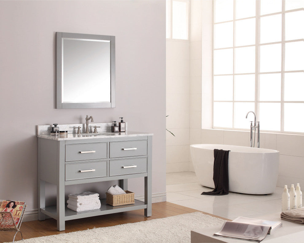 Avanity Brooks 42" Vanity Only, Chilled Gray Finish