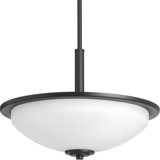 Progress Lighting 3-100W Medium Inv Pendant, Black