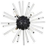 Elegant Lighting 2502W18 Sienna 4 Light 18" Tall Wall Sconce - Black