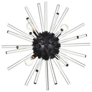 Elegant Lighting 2502W18 Sienna 4 Light 18" Tall Wall Sconce - Black