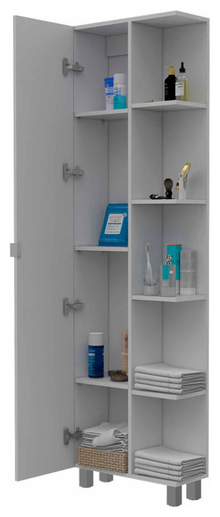Los Angeles Corner Cabinet, White