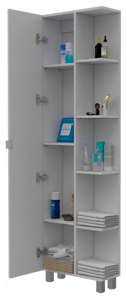Los Angeles Corner Cabinet, White
