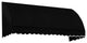 Awntech 8' Savannah Acrylic Fabric Fixed Awning, Black