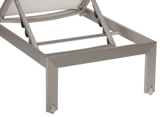 Sally Lounger and Side Table, White