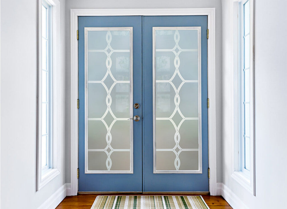 Interior Prehung Door or Interior Slab Door - Diamond Beads - Primed - 24" x...