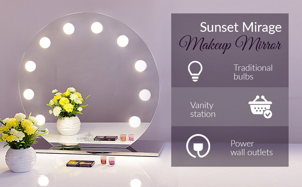 Hollywood Mirage Sunset LED Vanity Mirror