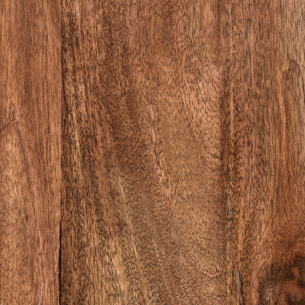 Penelope Mango Wood Two-Tone Coffee Table, Black