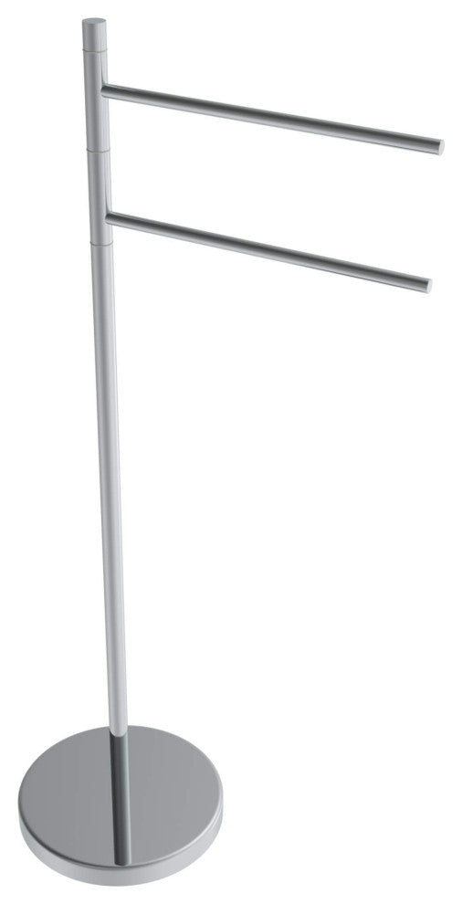 ICO Bath Volkano Freestanding Swiveling Double Towel Bar