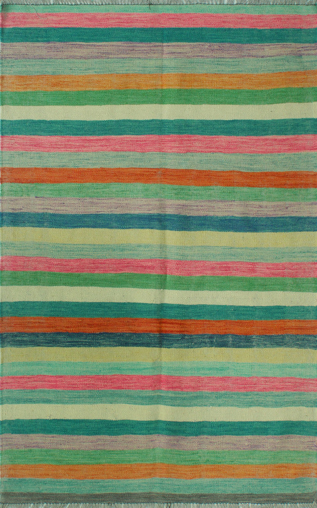 Winchester Kilim Stuart Rust/Orange Rug, 4'0x6'2