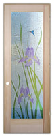 Interior Prehung Door or Interior Slab Door - Iris Hummingbird - Douglas Fir...