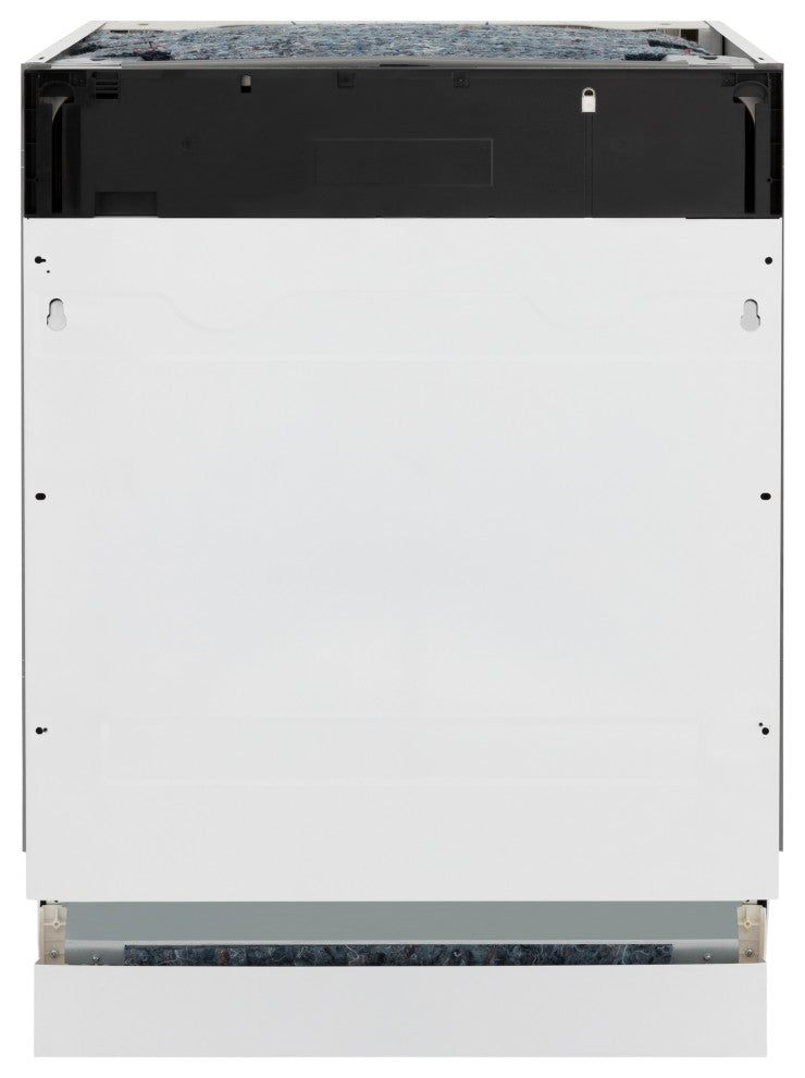 ZLINE Tallac 24" Panel Ready Dishwasher With a Matte Black Handle, DWVZ-24-MB